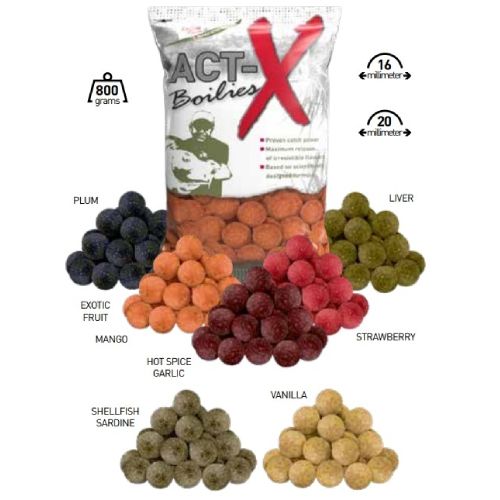 CarpZoom Act-X Boilies 16mm