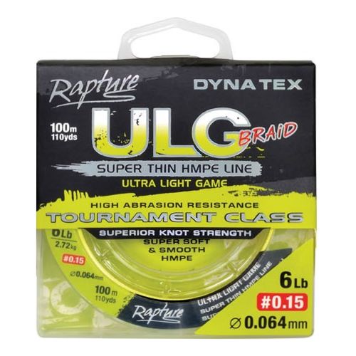 Rapture Dyna Tex ULG Braid 100m