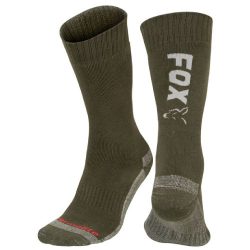 Fox Green / Silver Thermolite Long Sock