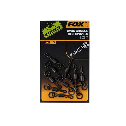 Fox Edges Kwik Change Heli Swivels - Size 7