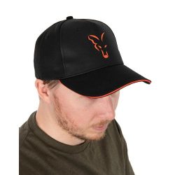Fox Collection Baseball Cap Black & Orange