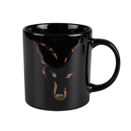 Fox Black & Camo Head Ceramic Mug