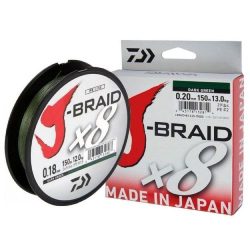 Daiwa J-Braid X8 150m Dark Green