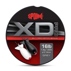 Spomb XD Pro Braid Grey 8+1 0.14mm 16lbs