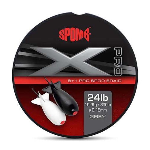 Spomb X Pro Braid Grey 8+1 0.18mm 24lbs
