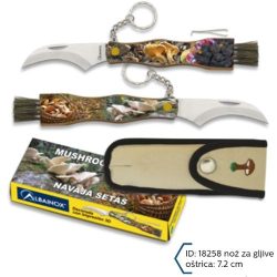 Martinez Albainox Nož za Čišćenje Gljiva+Futrola Oštrica 7.2cm