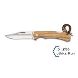 Martinez Albainox Preklopni Nož Svijetlo Drvo Oštrica 8cm
