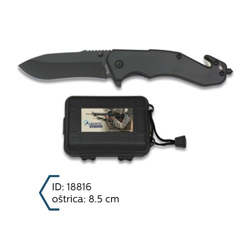 Martinez Albainox Preklopni Nož Crni sa Kutijom Oštrica 8.5cm