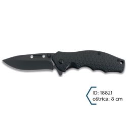 Martinez Albainox Preklopni Nož Crni Oštrica 8cm