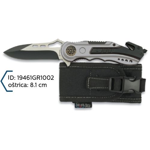 Martinez Albainox Nož  Swat Sivo/Crni Oštrica 8.1cm