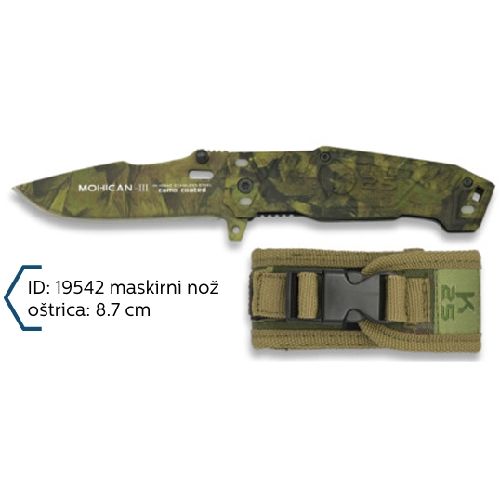 K25 Preklopni Nož Maskirni Oštrica 8.7cm