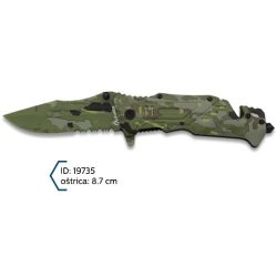 Martinez Albainox Preklopni Nož Maskirni Oštrica 8.7cm