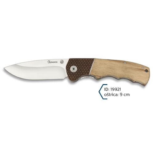 Martinez Albainox Preklopni Nož Drveni Oštrica 9cm
