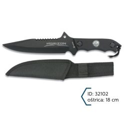 Martinez Albainox Nož Crni Horizon+Kompas Oštrica 18cm
