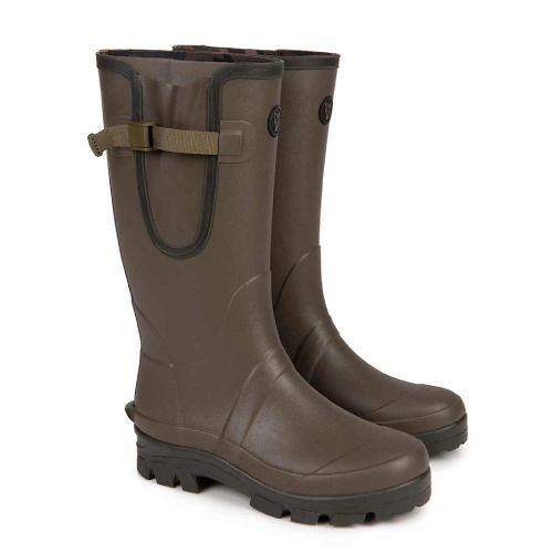 Fox Neoprene Lined Camo/Khaki Wellies
