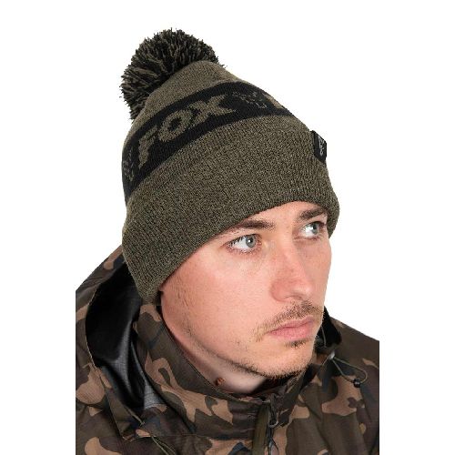 Fox Collection Bobble - Green & Black