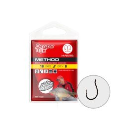 Benzar Mix Round Feeder Hook, Black Nickel