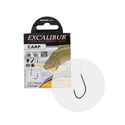 Excalibur Carp Sweetcorn Feeder, Snelled, Black Nickel