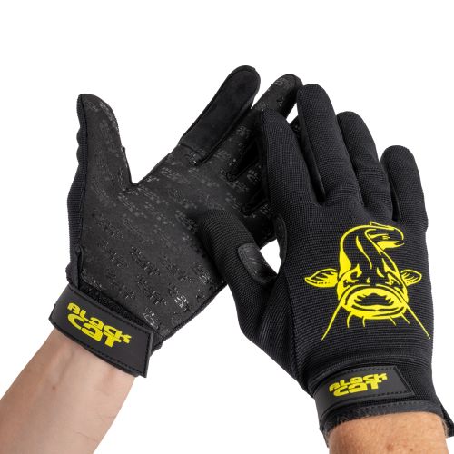 Black Cat Gripper Gloves