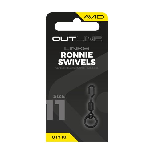 Avid Carp Outline Ronnie Swivels - Size 11