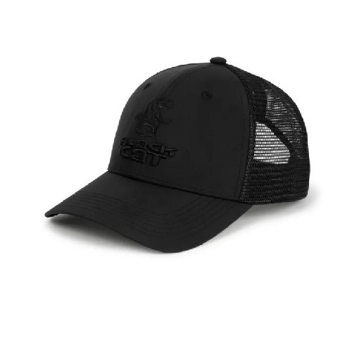Black Cat Black Trucker Hat