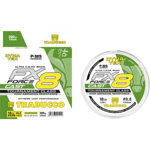 Trabucco FX8 Cast Chartreuse 300m