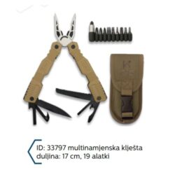 K25 Multinamjenska klješta duljina: 17 cm, 19 alatki