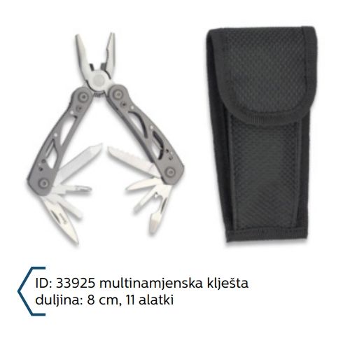 Multinamjenska Klješta Duljina: 8 cm, 11 alatki